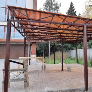 Металлический навес 
