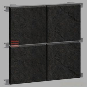 Стеновые кассеты под камень 1160х600, 1 мм, открытые, полимерные 