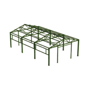 Ангар из сэндвич панелей 9x15x4,5 м 