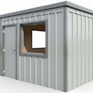 ПБК-22 СП - модульная проходная на базе блок-контейнера, отделанная сэндвич-панелями 
