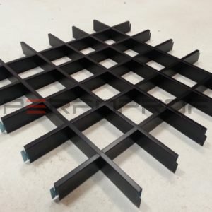 Грильято Эконом 100х100 выс. 30 шир. 10 черный 