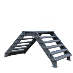 Мостик переходный из швеллера 10 рифленый без ограждения МП - 6