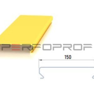 Реечный потолок 150 мм белый матовый А902 