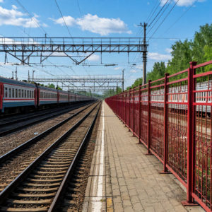 Ограждение ЖД платформ (стойка 50х50) ОГР - 16 