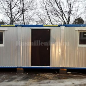 Штаб строительства МЗ-17 из трех блок контейнеров 
